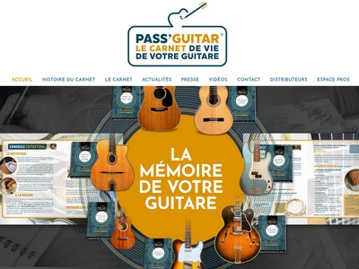 PassGuitar - le carnet de santé de la guitare - le grand livre des luthiers Favino